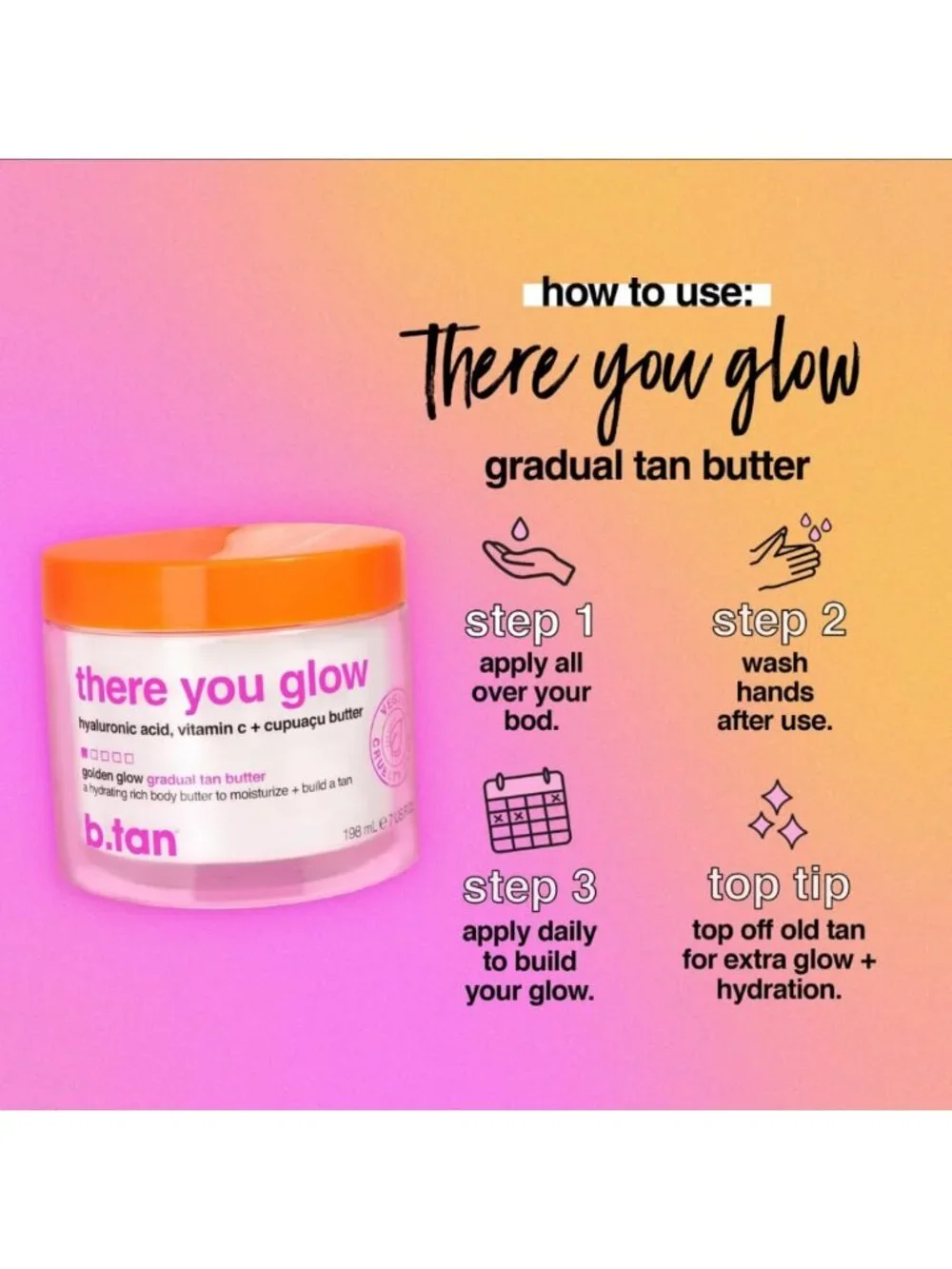 Gradual Self Tanning Lotion & Body Butter - Ultra Moisturizing Sunless Tanner